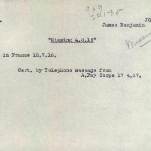 Soldier packet page