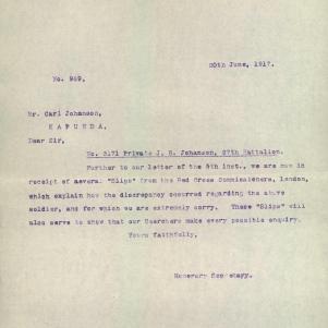 Soldier packet page