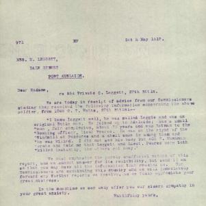 Soldier packet page