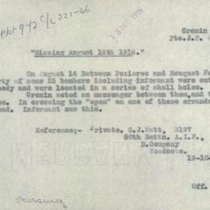 Soldier packet page