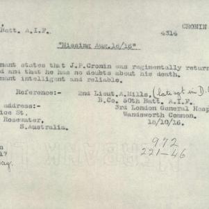Soldier packet page