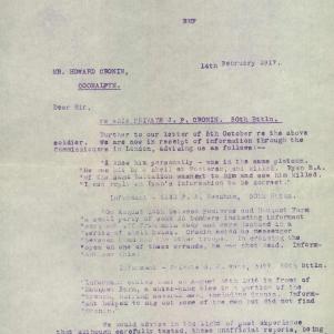 Soldier packet page