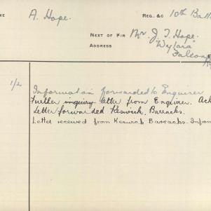 Soldier packet page