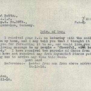 Soldier packet page
