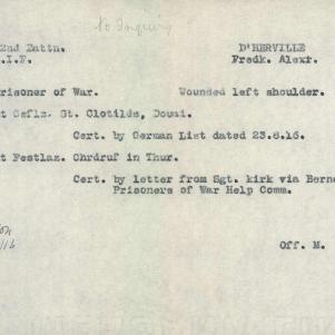 Soldier packet page