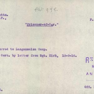 Soldier packet page