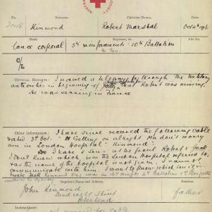 Soldier packet page