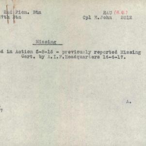 Soldier packet page