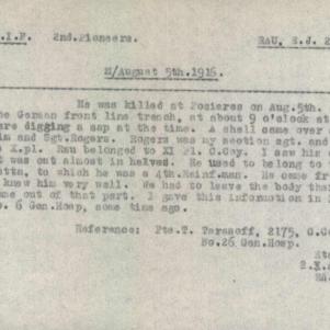 Soldier packet page