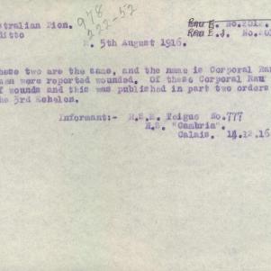 Soldier packet page