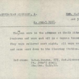 Soldier packet page