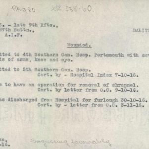 Soldier packet page