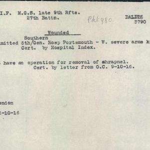 Soldier packet page