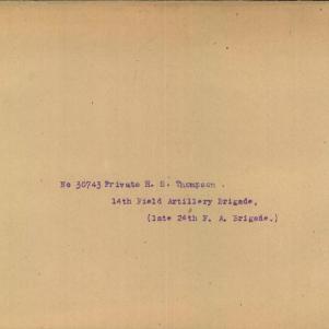 Soldier packet page
