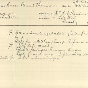 Soldier packet page