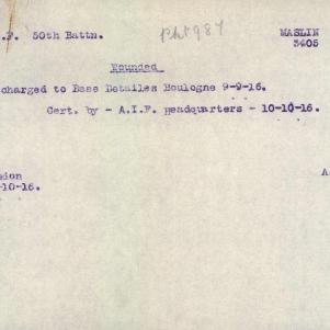 Soldier packet page