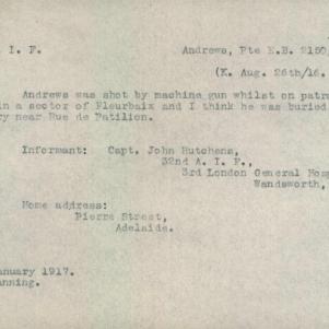 Soldier packet page