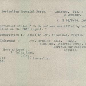Soldier packet page