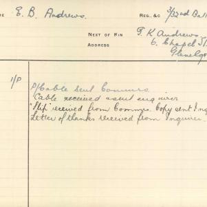 Soldier packet page