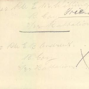 Soldier packet page