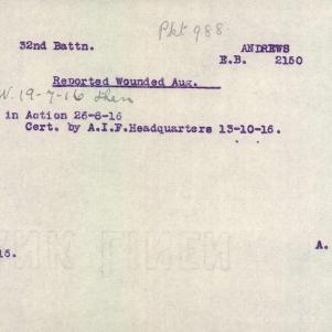 Soldier packet page