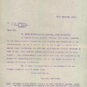 Soldier packet page