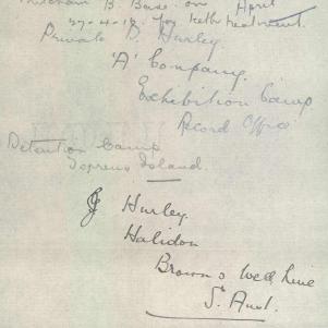 Soldier packet page
