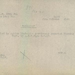 Soldier packet page