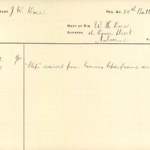 Soldier packet page