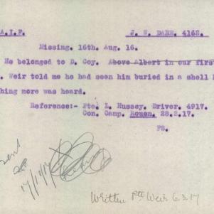 Soldier packet page
