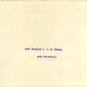 Soldier packet page