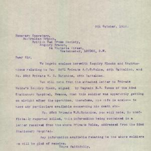 Soldier packet page