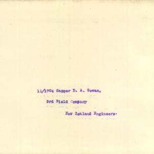 Soldier packet page