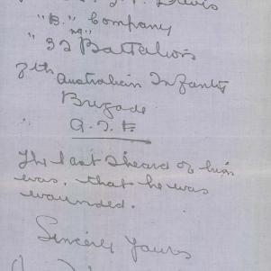 Soldier packet page