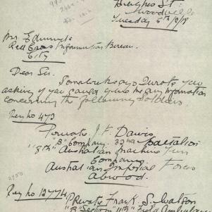 Soldier packet page