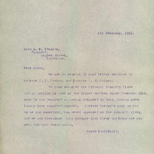 Soldier packet page