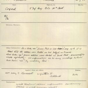 Soldier packet page
