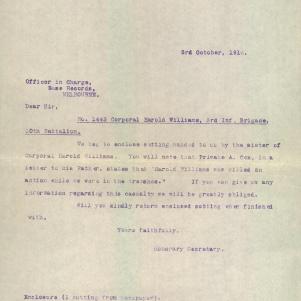 Soldier packet page