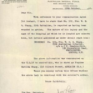 Soldier packet page