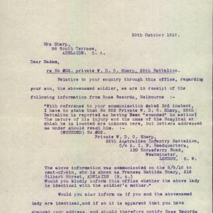 Soldier packet page
