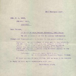Soldier packet page