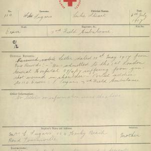 Soldier packet page