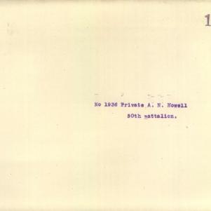 Soldier packet page