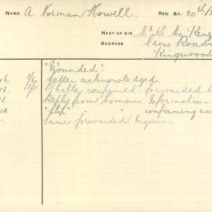Soldier packet page