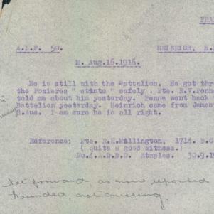 Soldier packet page