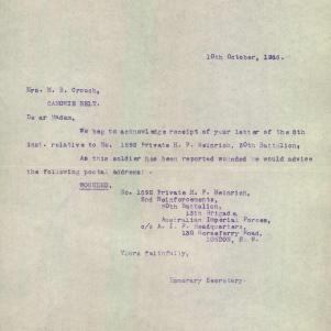 Soldier packet page