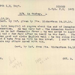 Soldier packet page