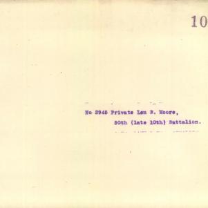 Soldier packet page