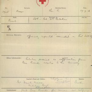 Soldier packet page