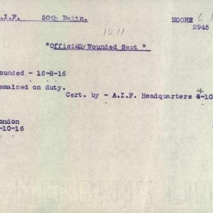 Soldier packet page